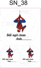 Decal Chủ Đề Hot - Vui Nhộn - DSN - SN38 NHỆN