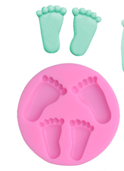 Khuôn Silicon - Em Bé - Bàn Chân 4.2cm 4c
