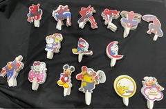 Set Cắm Giấy Hoạt Hình Phụ Kiện Trang Trí Bánh - DOREMON MẶT TRĂNG NẰM 50 THẺ