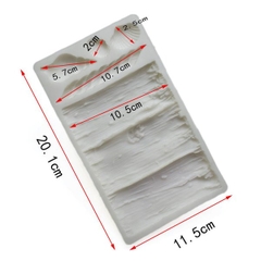 Khuôn Silicon - Viền Mảng Họa Tiết - Gỗ Sợi Thừng 10.5x17cm
