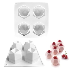 Khuôn Silicon - Bia - Vuông - Chậu Trụ 5.6cm