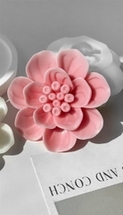 Khuôn Silicon - Hoa Cúc Trạng Nguyên Chấm - Cánh Thẳng - 6cm