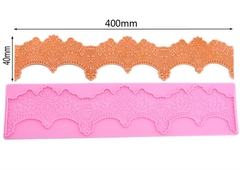 Khuôn Silicon - Viền Mảng Họa Tiết - Ren Gờ Uốn 40x4cm