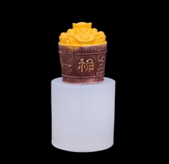 Khuôn Silicon - Hủ Vàng - 7cm Đứng