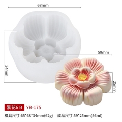 Khuôn Silicon - Hoa Mai Đào Nằm - Yb-175