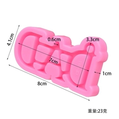 Khuôn Silicon - Chữ MOM DAD Set 2