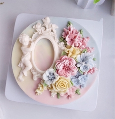 Khuôn Silicon - Vòng Tròn Thiên Thần 18cm