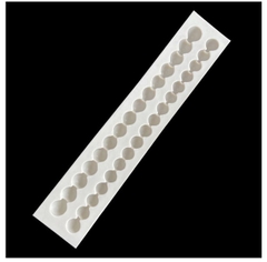 Khuôn Silicon - Viền Chuỗi Dây - Hạt 1.5cm - Dài 20cm