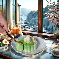 Khuôn Silicon - Động Vật - Con Thỏ Hoa Sen B