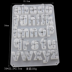 Khuôn Silicon - Chữ Cái Thường - 5cm - Lớn