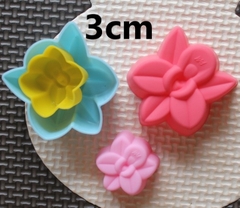 [10 cup] Khuôn Silicon - Cup Set 3cm - M21 - Hoa Lan