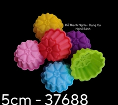 [10 cup] Khuôn Silicon - Cup Set 5cm - M40 - Tim