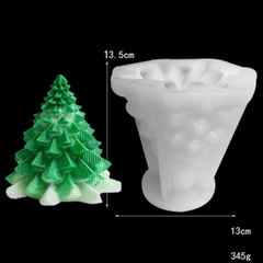 Khuôn Silicon - Noel - Cây Thông Xoè 13.5cm