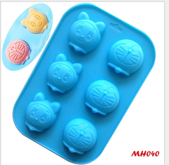 Khuôn Silicon - Động Vật - Doremon Mặt Doremi 6c