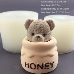 Khuôn Silicon - Động Vật - Gấu Honey 3.5cm