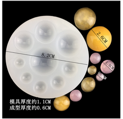 Khuôn Silicon - Chấm - Bi - Hạt Tròn - Vĩ TH 9c