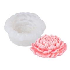 Khuôn Silicon - Hoa Mẫu Đơn Xoè - 8cm
