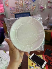 Dụng Cụ TSN - Dĩa Nhựa - Trắng 14cm