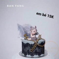 Tượng Thiên Thần - Tiên - Búp Bê Nhựa - PKD - Set 2 - Cặp Bé Ngồi