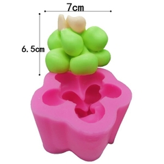 Khuôn Silicon - Sen Đá TIA - 7x6cm Mộng Nước