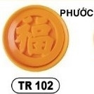 Khuôn Ấn Xôi - Tròn VT - 10cm - Phước - Hán