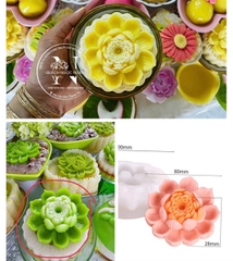 Khuôn Silicon - Hoa Sen Thái Nở - Hoa Sen 9cm Mã B