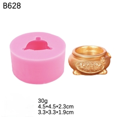 Khuôn Silicon - Hủ Vàng Rá Vàng Set 2 - 3.6cm