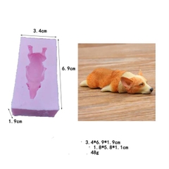 Khuôn Silicon - Động Vật - Chó Nằm Set 3