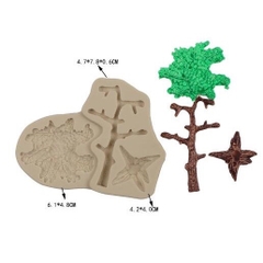 Khuôn Silicon - Gốc Thân Cây Set 3