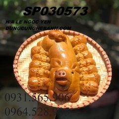 Khuôn Trung Thu Heo Bầy Đại 1Kg