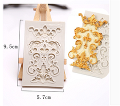 Khuôn Silicon - Viền Họa Tiết - Họa Tiết Cong 7c