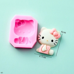 Khuôn Silicon - Mèo Kitty - Mẫu 5