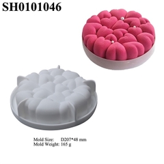 Khuôn Silicon - Đế - Tim Mâm Cúng - Trái Tim Mặt 18cm