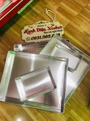 Khuôn Nhôm - Cao 8cm - Chữ Nhật