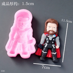 Khuôn Silicon - Siêu Nhân Siêu Anh Hùng -11.5cm