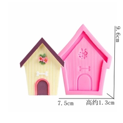 Khuôn Silicon - Ngôi Nhà - Treo Hoa Xương 9.6cm