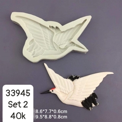 Khuôn Silicon - Động Vật - Chim Hạc - Cò Set 2