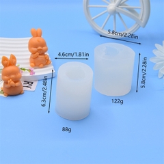 Khuôn Silicon - Động Vật - Con Thỏ 300036 - Thỏ Cười