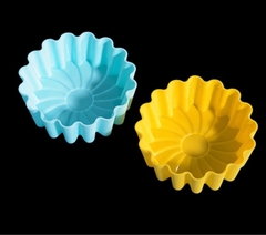 [10 cup] Khuôn Silicon - Cup Set 7cm - M15 - Cúc Xoay