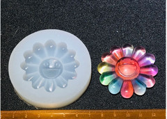 Khuôn Silicon - Hoa Hướng Dương - Mặt 5cm - Mặt Cười