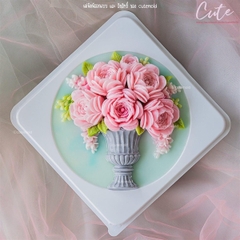 Khuôn Silicon - Hoa Trà Mẫu Đơn Thái D29 D31 - set 2