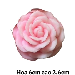 Khuôn Silicon - Hoa Hồng Nở J - 6cm J121