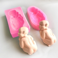 Khuôn Silicon - Em Bé Nằm 9.8cm