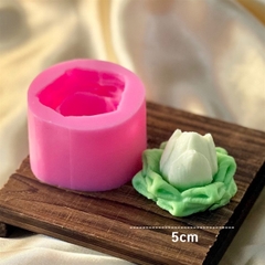 Khuôn Silicon - Hoa Sen Nụ - Búp Sen 5.5cm