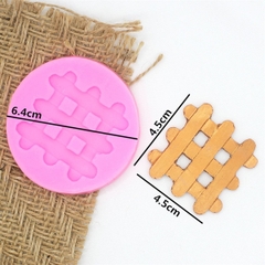 Khuôn Silicon - Hàng Rào 4.5cm Tròn