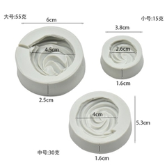 Khuôn Silicon - Hoa Thị - Sò Xoắn Set 3 - 2.6 > 4.5cm