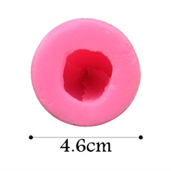 Khuôn Silicon - Hoa Cúc Tròn 3 Cánh S15 - 4.6cm