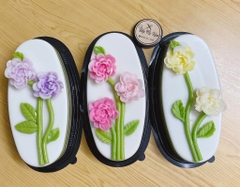 Khuôn Silicon - Hoa Mẫu Đơn - Nở 6cm - SMD A02