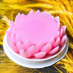 Khuôn Silicon - Đế Sen Thái Tầng Tia - 16cm