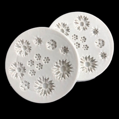 Khuôn Silicon - Hoa Cúc Dẹp TH 13c - 0.8 > 2.3cm